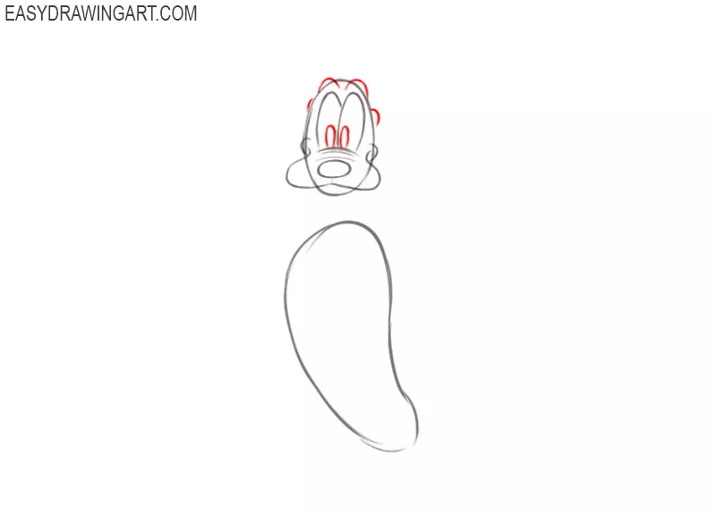 how to draw pluto step by step