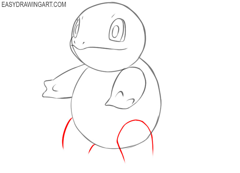 How to draw Pokemon Squirtle easy