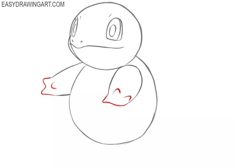How to draw Pokemon Squirtle step by step easy