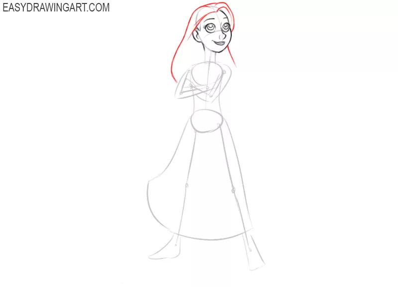 how to draw rapunzel pictures