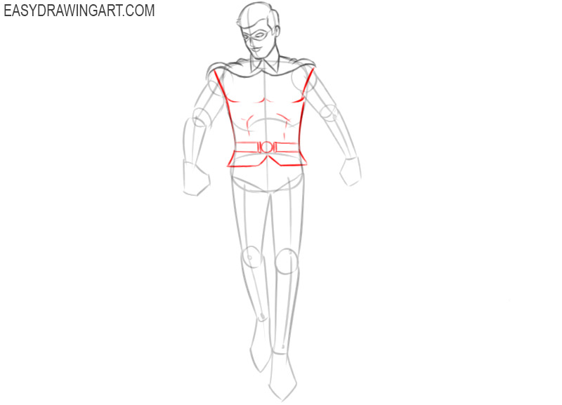 how to draw batman and robin easy