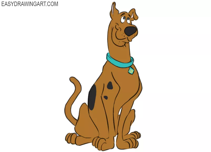How to Draw Scooby Doo - Easy Drawing Art