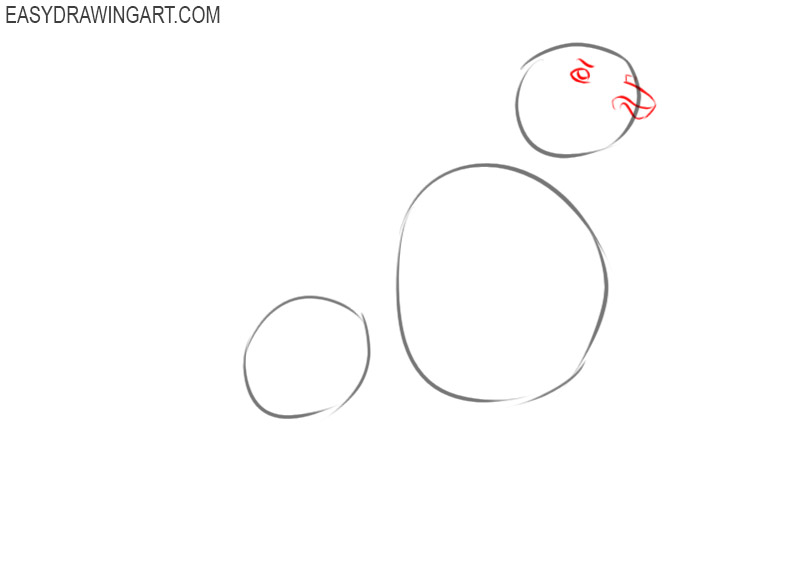 how to draw simba step by step easy 
