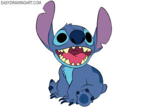 How to draw Stitch