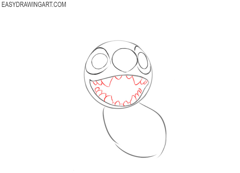 how to draw stitch from disney