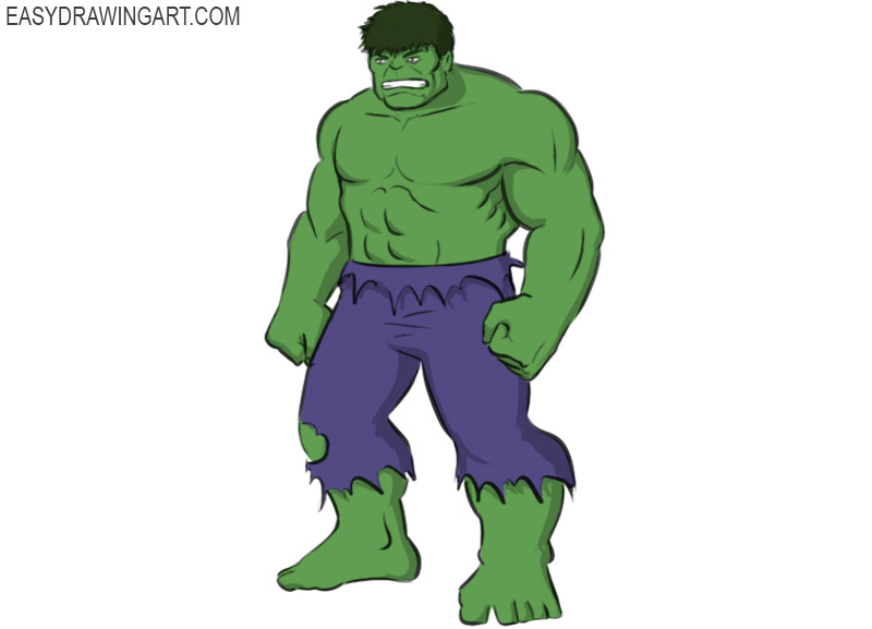 How to Draw the Hulk