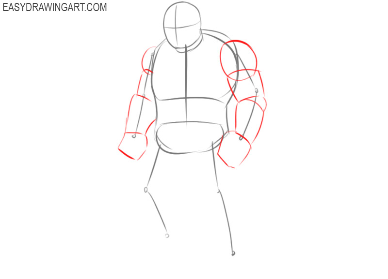 how to draw the hulk easy