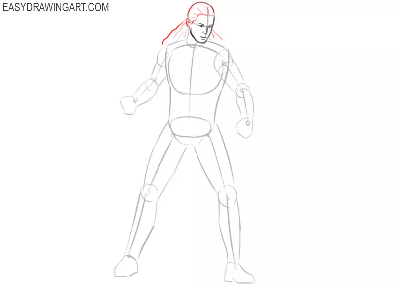 how to draw thor easily