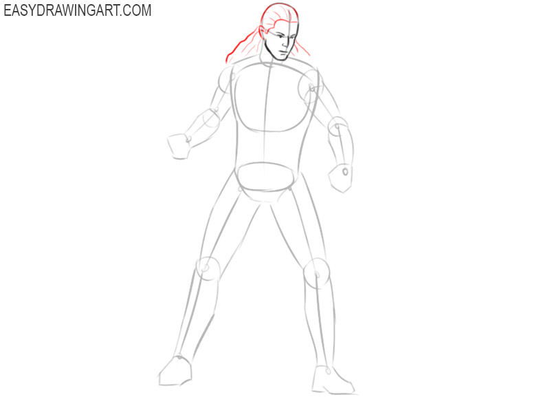 how to draw thor easily