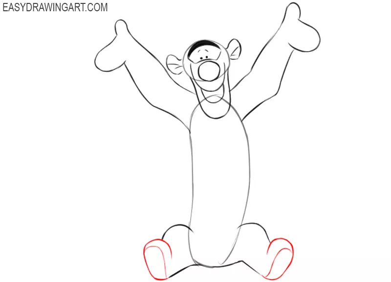 teach me how to draw tigger
