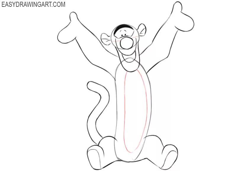 tigger drawing cute