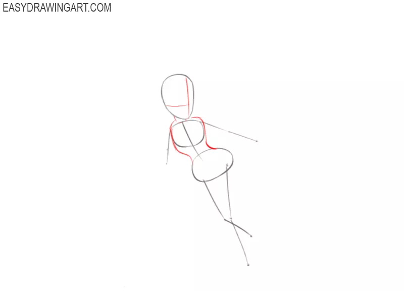 how to draw tinkerbell easy step by step