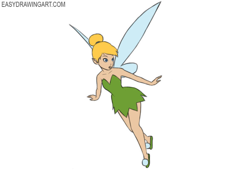 How to draw Tinkerbell