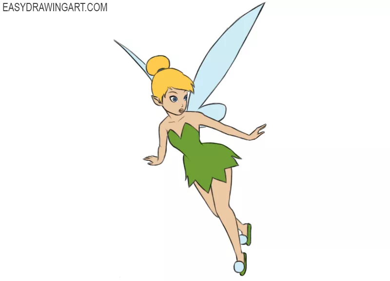 How to Draw Tinkerbell