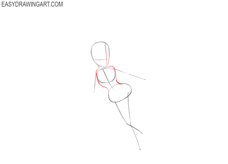how to draw tinkerbell easy step by step