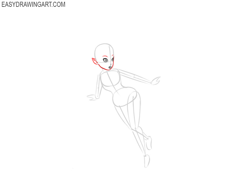 how to draw beautiful tinkerbell