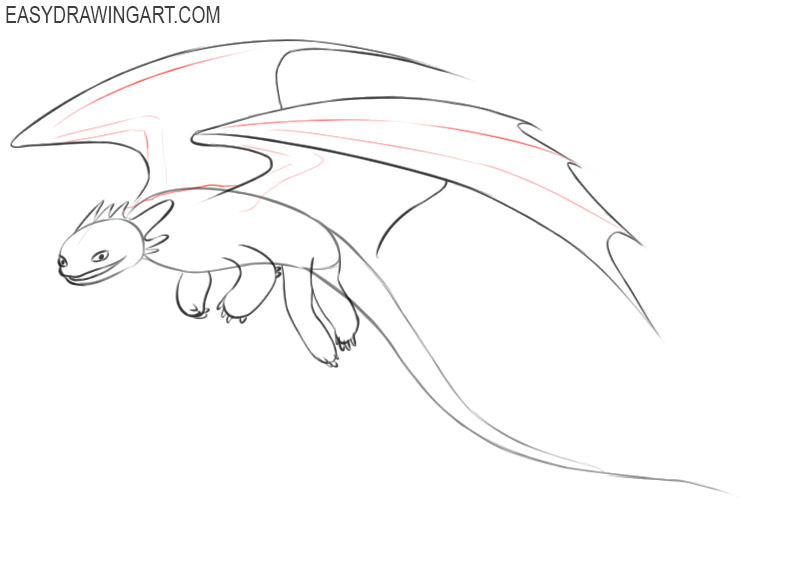 Amazing How To Draw Toothless Flying in the year 2023 Learn more here 