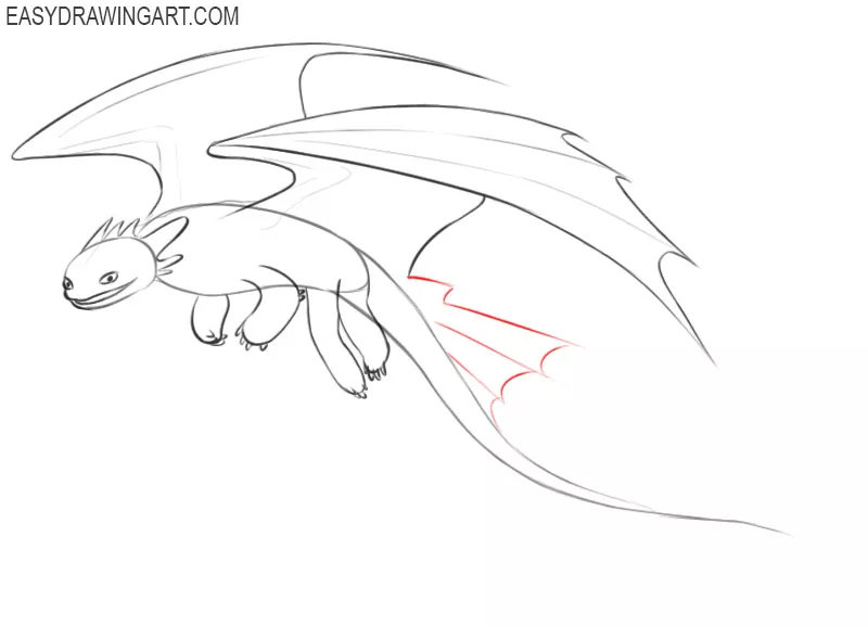 How To Draw Toothless How To Train Your Dragon Step by Step Drawing  Guide by Nickmoble  DragoArt