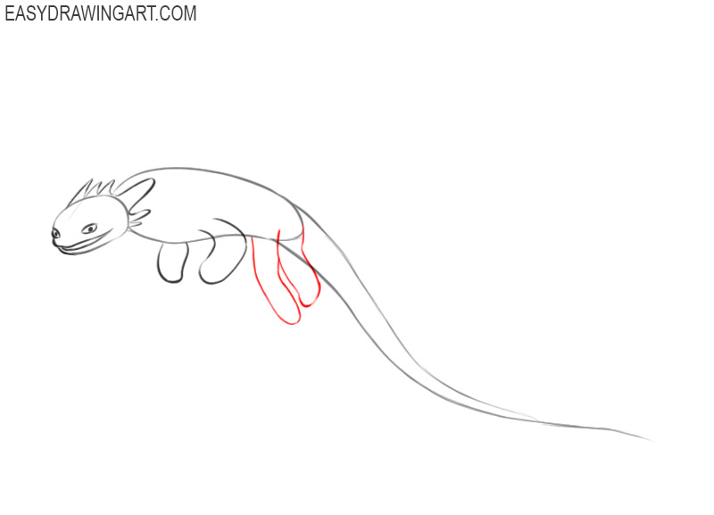 how to draw toothless so cute
