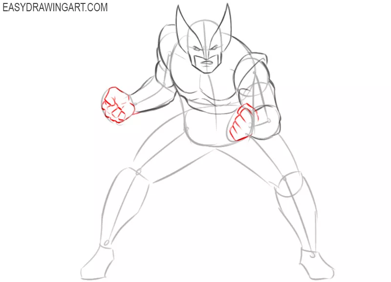 how to draw wolverine comic