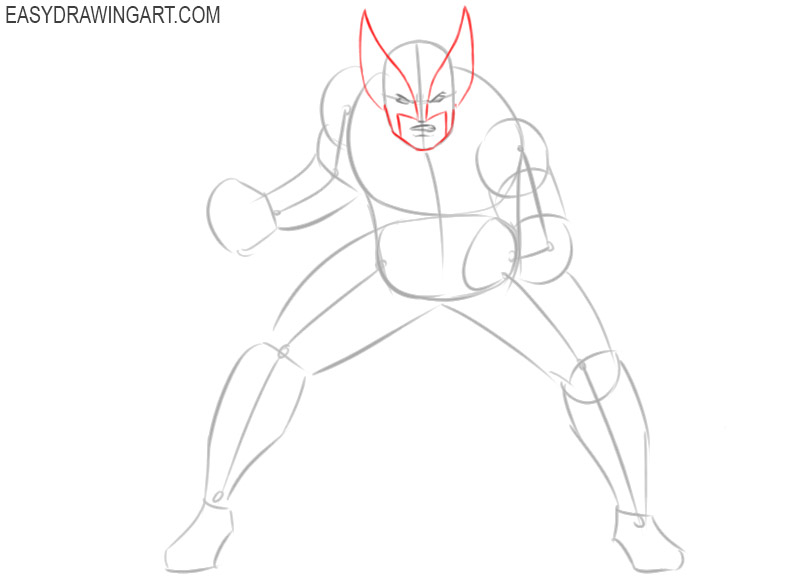 how to draw wolverine for beginners