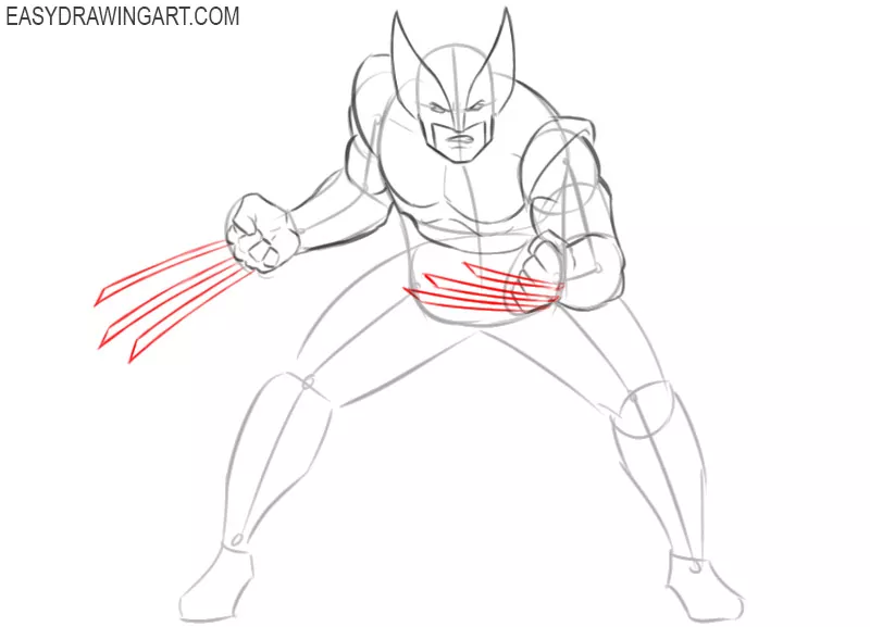 how to draw wolverine marvel