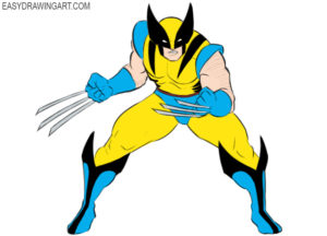 How to draw Wolverine