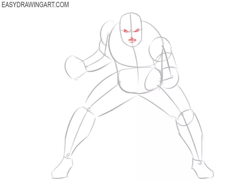 how to draw wolverine full body step by step