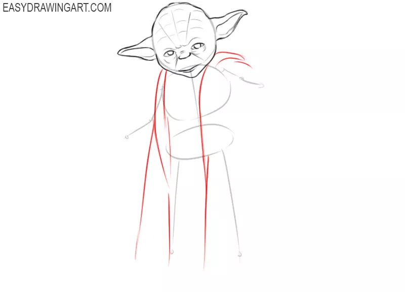 how to draw yoda really good