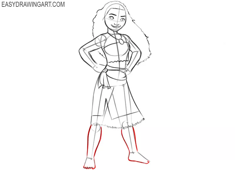 Princess Moana Portrait coloring page | Free Printable Coloring Pages
