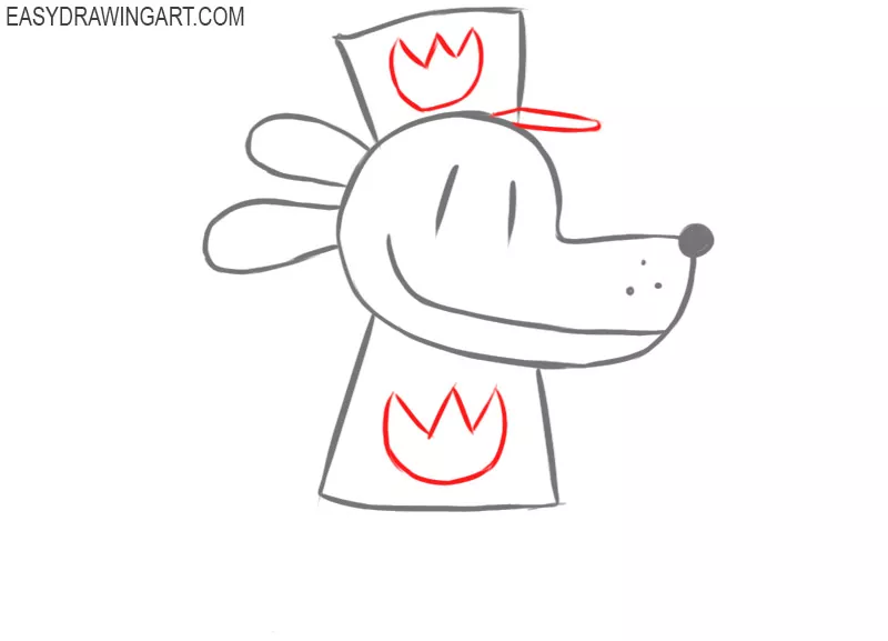 pictures of how to draw dog man