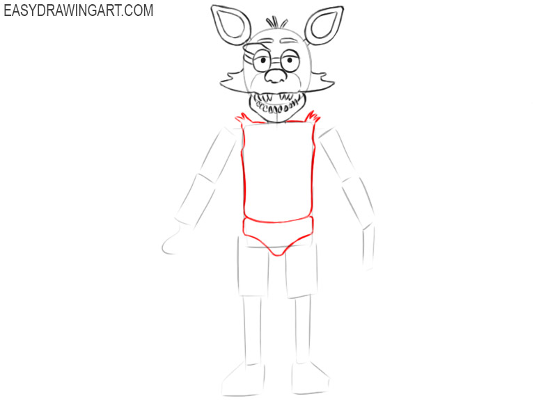 pictures of how to draw foxy