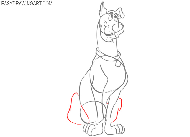 scooby doo drawing easy 