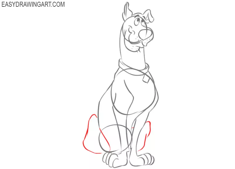 scooby doo drawing easy 