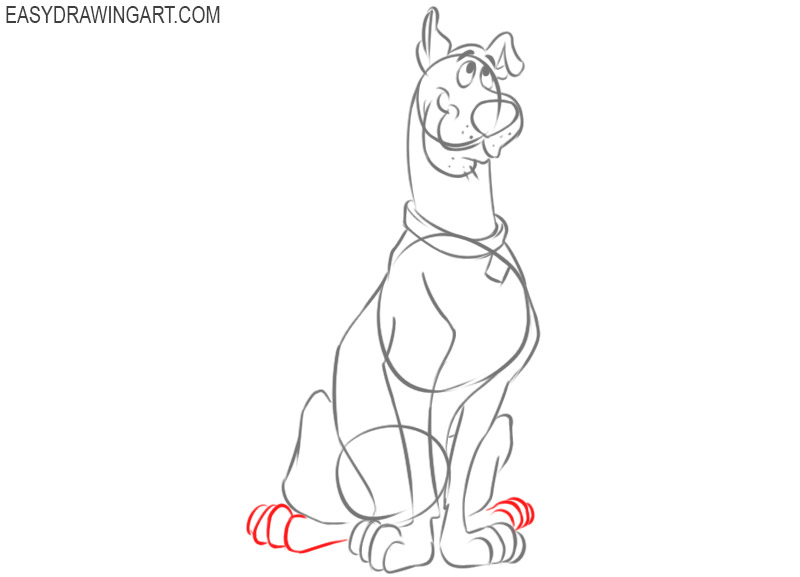  scooby doo drawing step by step 