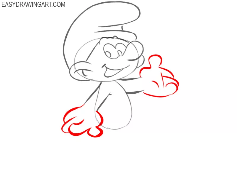 smurf drawing for beginners