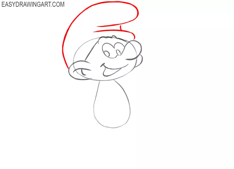 smurf drawing pictures