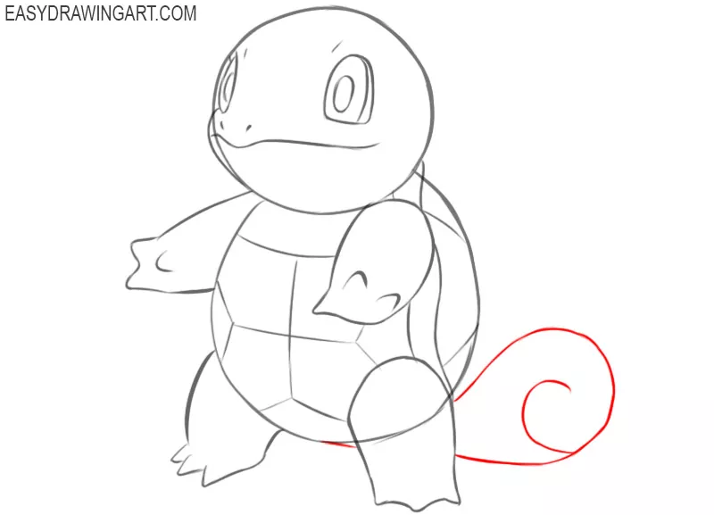 Squirtle drawing tutorial