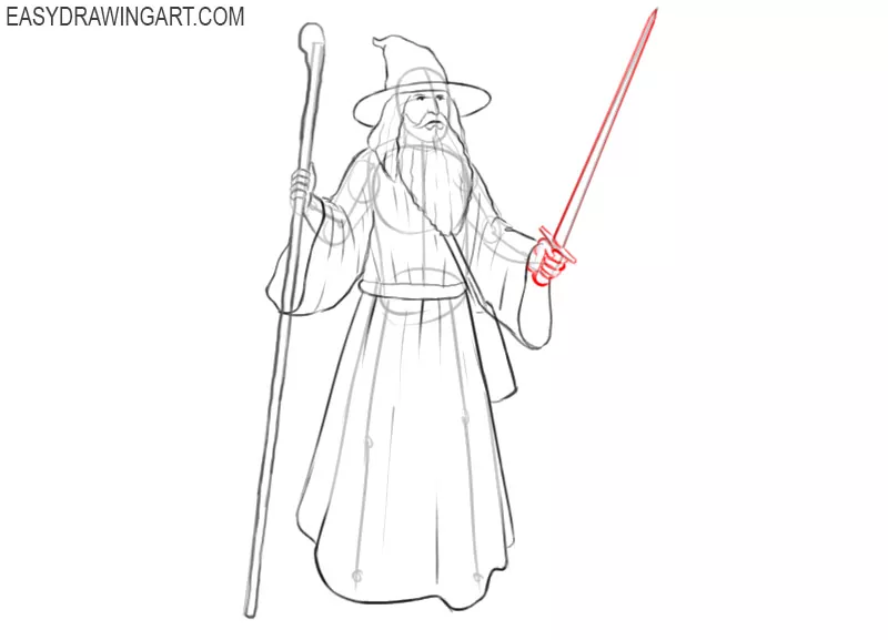 wizard base drawing