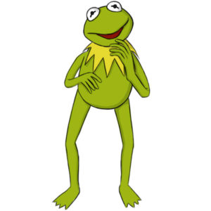 How to draw Kermit the frog