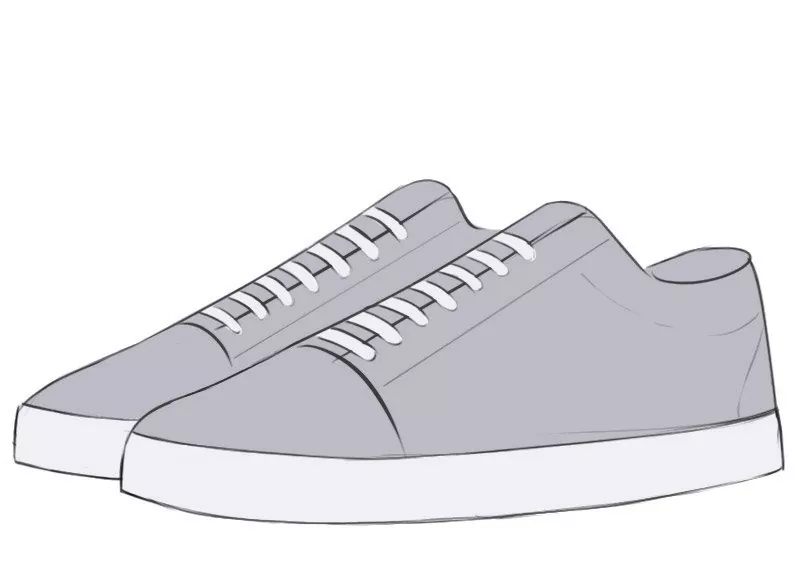 Featured image of post Simple Sneaker Simple Shoe Drawing