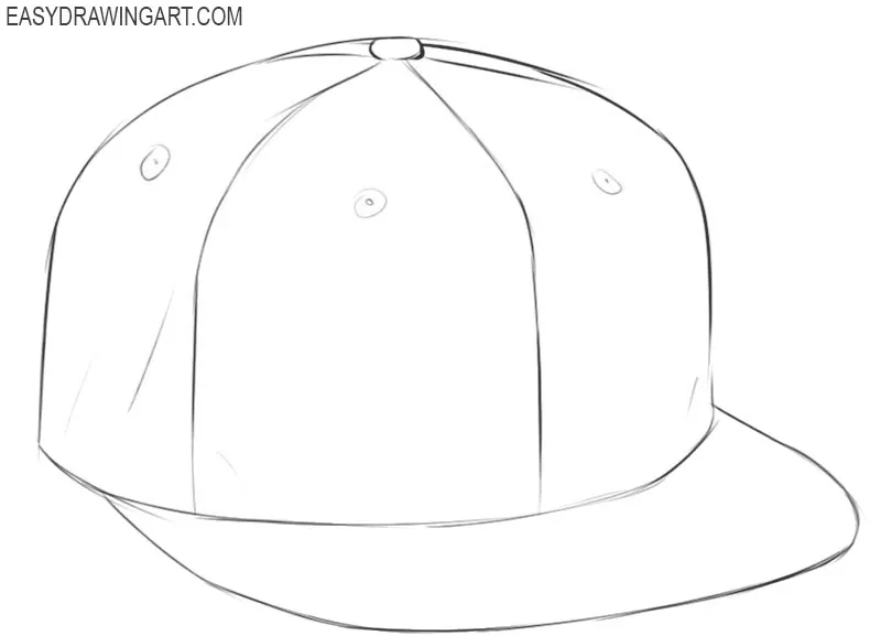How to draw a cap easy
