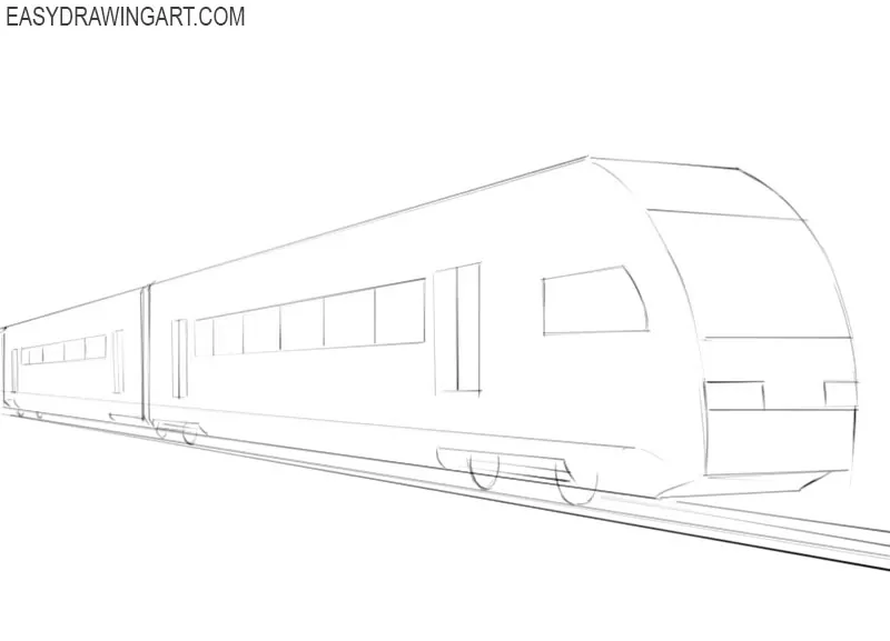 Train Drawing - How To Draw A Train Step By Step