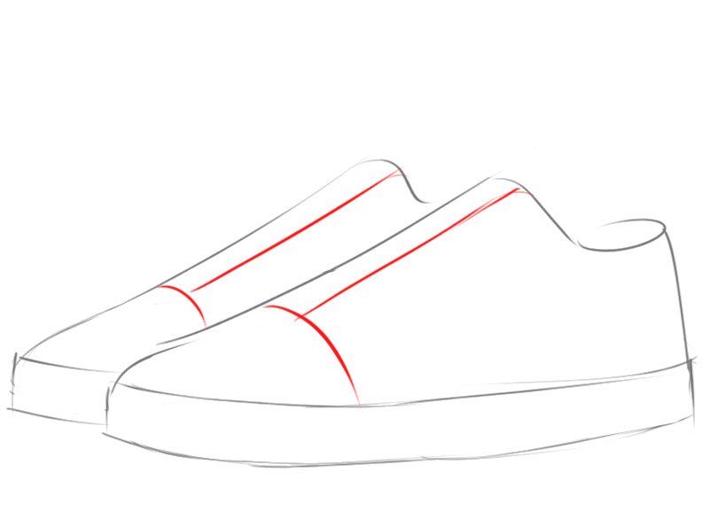How to draw shoes