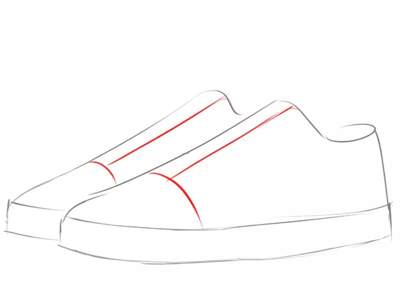 How to Draw Sneakers | Sneakers drawing, Easy drawings, Shoes drawing