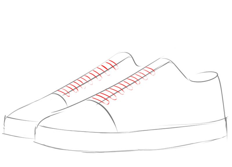 Sneakers art lesson