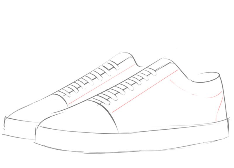 Learn how to draw a Sneakers