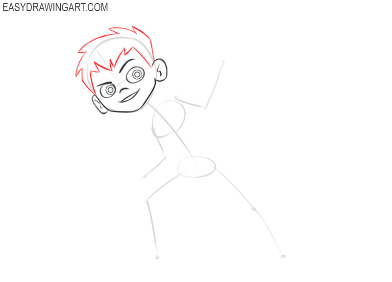 how to draw ben 10 easy