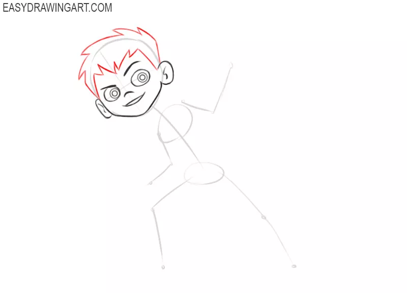 how to draw ben 10 easy