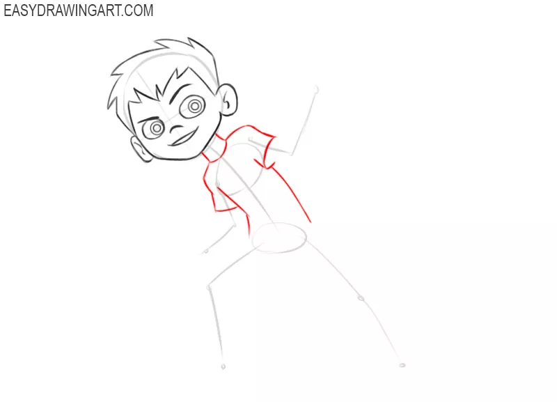 how to draw ben 10 step by step